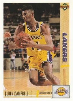 1991-92 Upper Deck Elden Campbell #126 card image