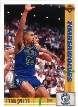 1991-92 Upper Deck Felton Spencer #305 card image