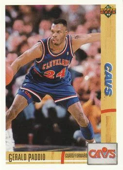 1991-92 Upper Deck Gerald Paddio #230 card image