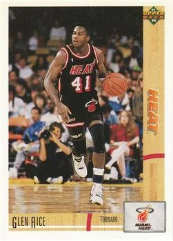 1991-92 Upper Deck Glen Rice #147 card image