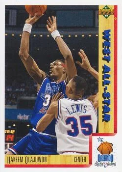 1991-92 Upper Deck Hakeem Olajuwon ASListed #472 card image