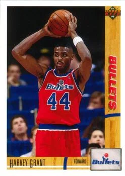 1991-92 Upper Deck Harvey Grant #342 card image