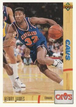 1991-92 Upper Deck Henry James #369 card image