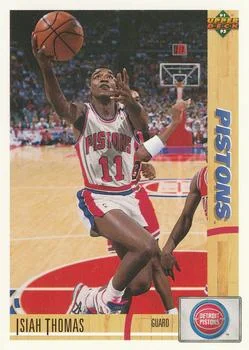 1991-92 Upper Deck Isiah Thomas #333 card image