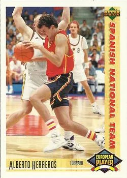 1991-92 Upper Deck Italian Alberto Herreros ESP #129 card image