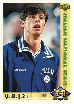 1991-92 Upper Deck Italian Alberto Rossini ITA #111 card image