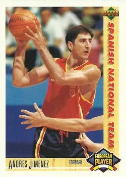 1991-92 Upper Deck Italian Andres Jimenez ESP #130 card image