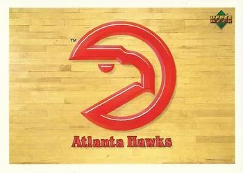 1991-92 Upper Deck Italian Atlanta Hawks Logo #131 card image