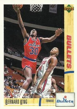 1991-92 Upper Deck Italian Bernard King #104 card image