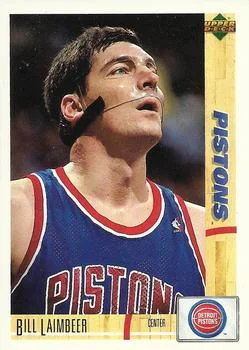 1991-92 Upper Deck Italian Bill Laimbeer #49 card image