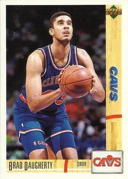 1991-92 Upper Deck Italian Brad Daugherty #42 card image