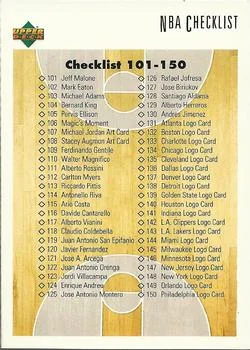 1991-92 Upper Deck Italian Checklist: 101-200 #200 card image