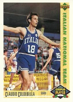 1991-92 Upper Deck Italian Claudio Coldebella ITA #118 card image