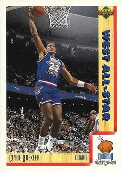 1991-92 Upper Deck Italian Clyde Drexler #15 card image