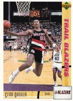 1991-92 Upper Deck Italian Clyde Drexler #86 card image
