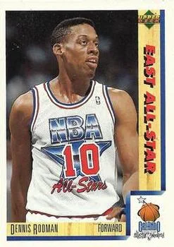 1991-92 Upper Deck Italian Dennis Rodman #9 card image