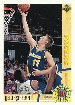 1991-92 Upper Deck Italian Detlef Schrempf WS #189 card image