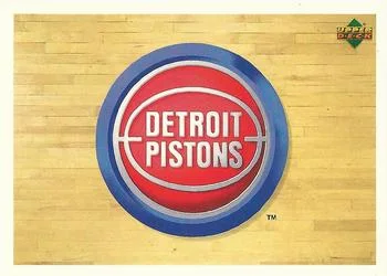 1991-92 Upper Deck Italian Detroit Pistons Logo #138 card image
