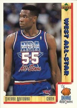 1991-92 Upper Deck Italian Dikembe Mutombo #23 card image