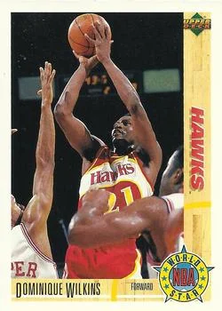 1991-92 Upper Deck Italian Dominique Wilkins WS #190 card image