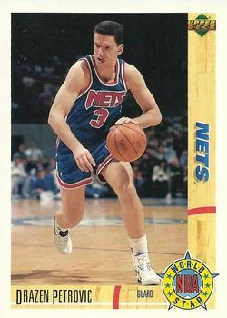 1991-92 Upper Deck Italian Drazen Petrovic WS #188 card image