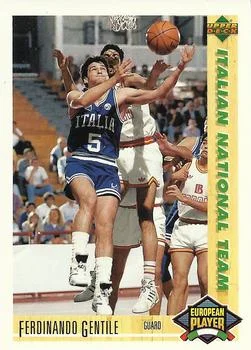 1991-92 Upper Deck Italian Ferdinando Gentile ITA #109 card image