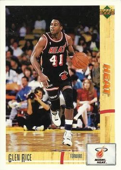 1991-92 Upper Deck Italian Glen Rice #69 card image