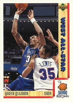 1991-92 Upper Deck Italian Hakeem Olajuwon #24 card image
