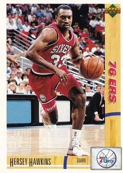 1991-92 Upper Deck Italian Hersey Hawkins #82 card image