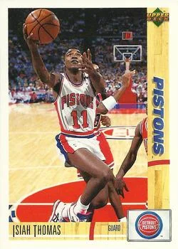 1991-92 Upper Deck Italian Isiah Thomas #47 card image