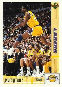 1991-92 Upper Deck Italian James Worthy #63 card image