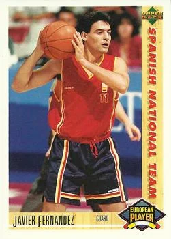1991-92 Upper Deck Italian Javier Fernandez ESP #120 card image