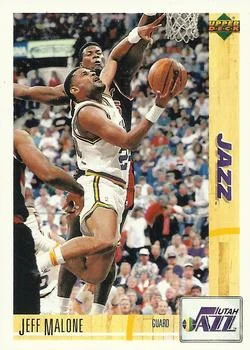 1991-92 Upper Deck Italian Jeff Malone #101 card image