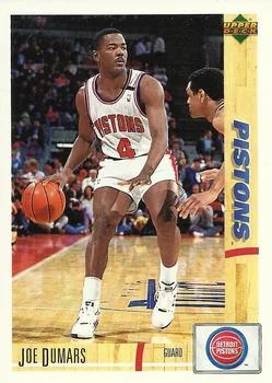 1991-92 Upper Deck Italian Joe Dumars #48 card image