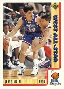 1991-92 Upper Deck Italian John Stockton #22 card image