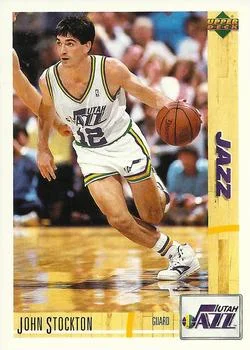 1991-92 Upper Deck Italian John Stockton #99 card image