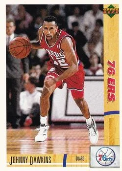 1991-92 Upper Deck Italian Johnny Dawkins #81 card image