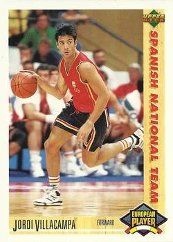 1991-92 Upper Deck Italian Jordi Villacampa ESP #123 card image