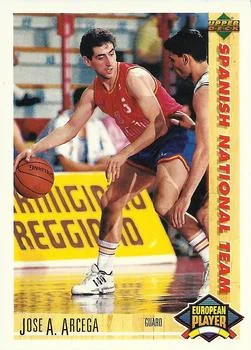 1991-92 Upper Deck Italian Jose A. Arcega ESP #121 card image