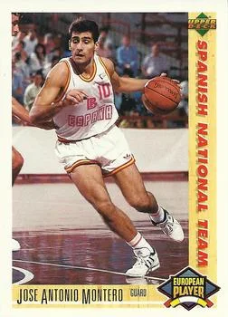 1991-92 Upper Deck Italian Jose Antonio Montero ESP #125 card image