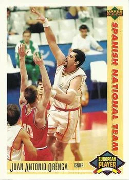 1991-92 Upper Deck Italian Juan Antonio Orenga ESP #122 card image