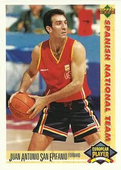 1991-92 Upper Deck Italian Juan Antonio San Epifanio ESP #119 card image