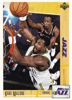 1991-92 Upper Deck Italian Karl Malone #98 card image