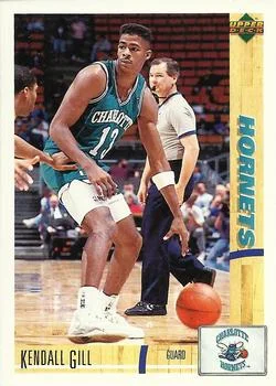 1991-92 Upper Deck Italian Kendall Gill #37 card image
