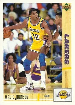 1991-92 Upper Deck Italian Magic Johnson #67 card image