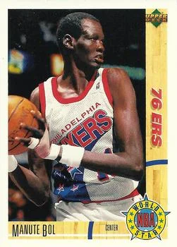 1991-92 Upper Deck Italian Manute Bol WS #194 card image