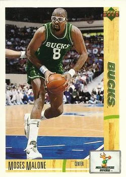 1991-92 Upper Deck Italian Moses Malone #71 card image