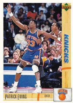 1991-92 Upper Deck Italian Patrick Ewing #76 card image