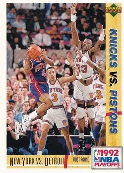 1991-92 Upper Deck Italian Patrick Ewing / John Starks #161 card image