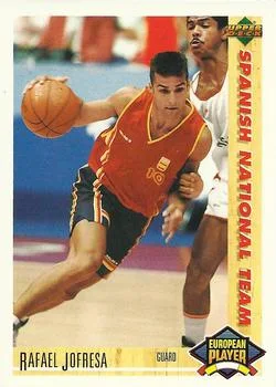 1991-92 Upper Deck Italian Rafael Jofresa ESP #126 card image